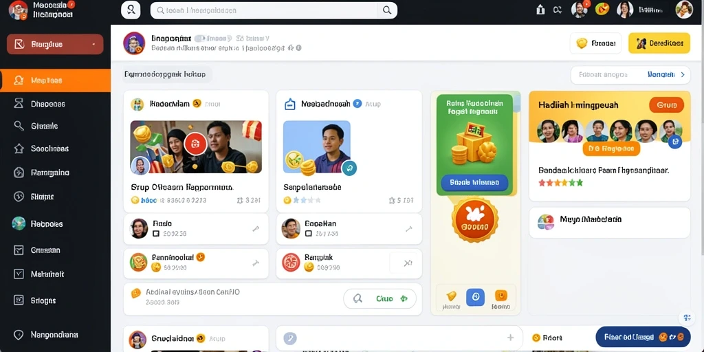 idklub - Fitur komunitas untuk berinteraksi dengan pemain lain.